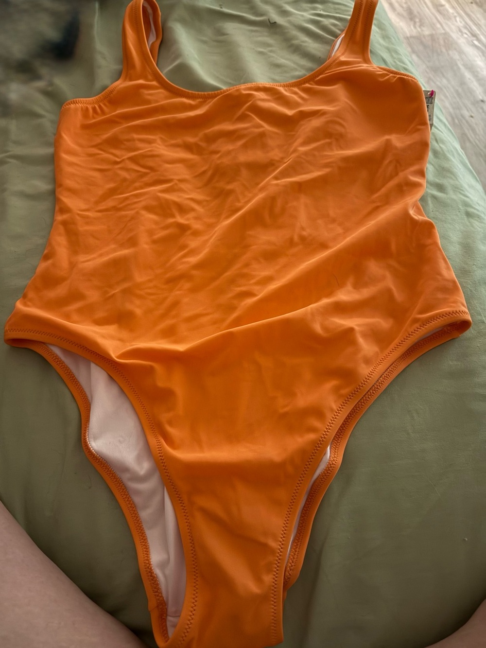 Pink by Victoria's Secret Orange One-Piece Swimsuit